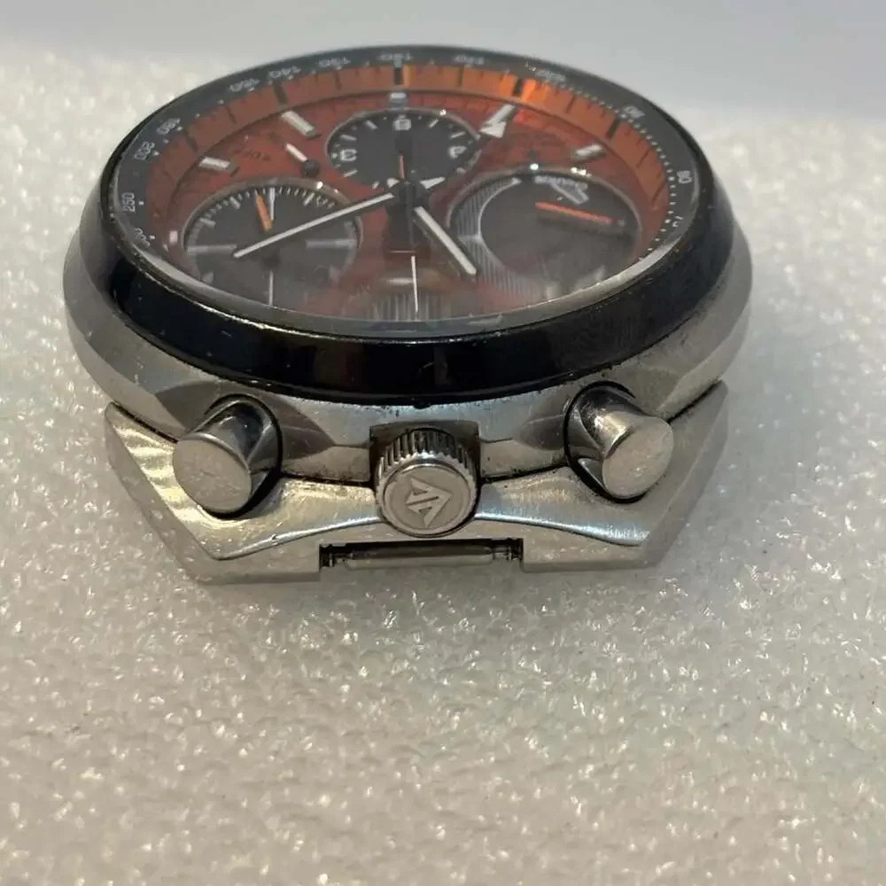 Citizen Promaster Tsuno Chrono Racer Bullhead Orange Dial AV0078-04X Watch Head